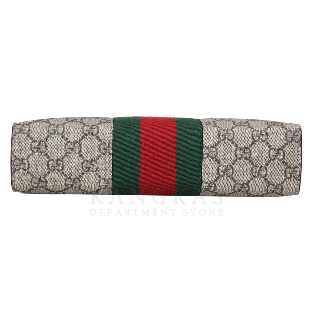 GUCCI(USED)구찌 GG로고 PVC 웹 클러치