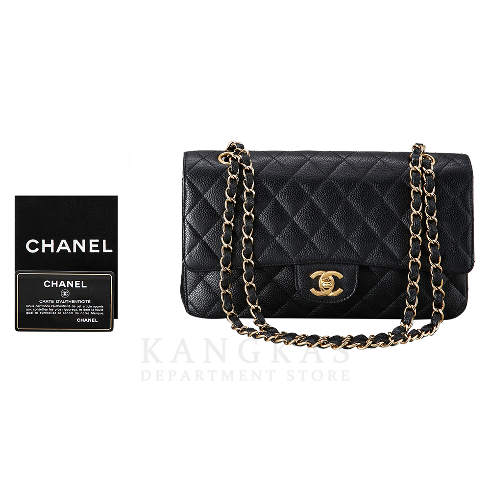 CHANEL(USED)샤넬 클래식 캐비어 미듐