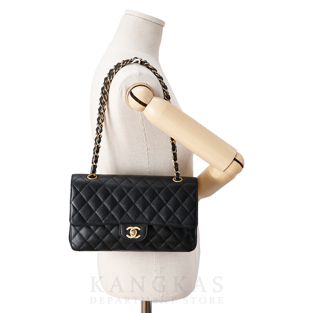 CHANEL(USED)샤넬 클래식 캐비어 미듐