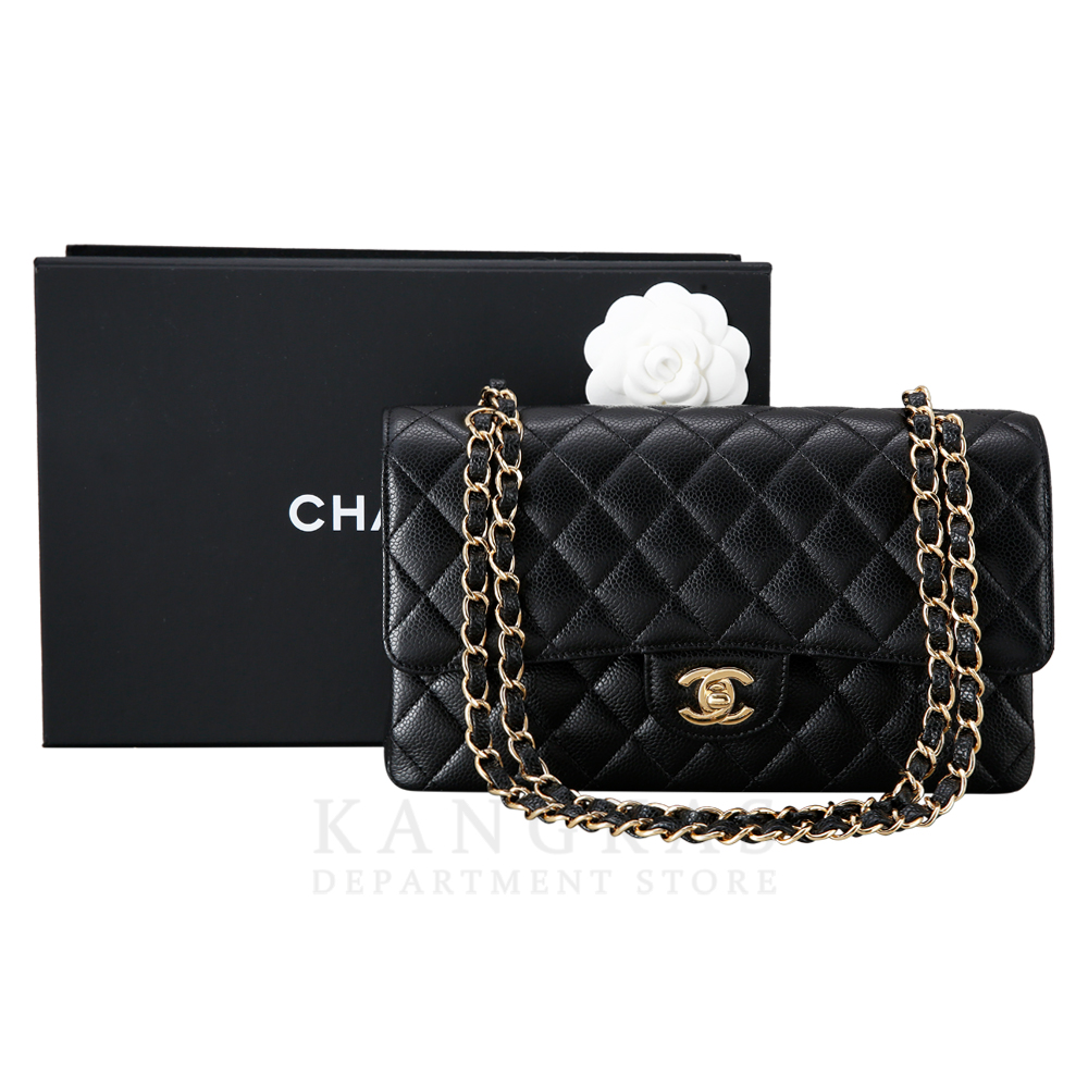 CHANEL(USED)샤넬 클래식 캐비어 미듐