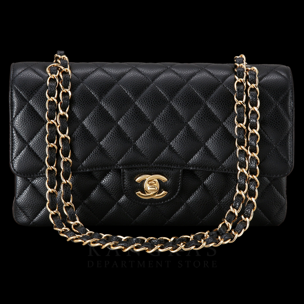 CHANEL(USED)샤넬 클래식 캐비어 미듐