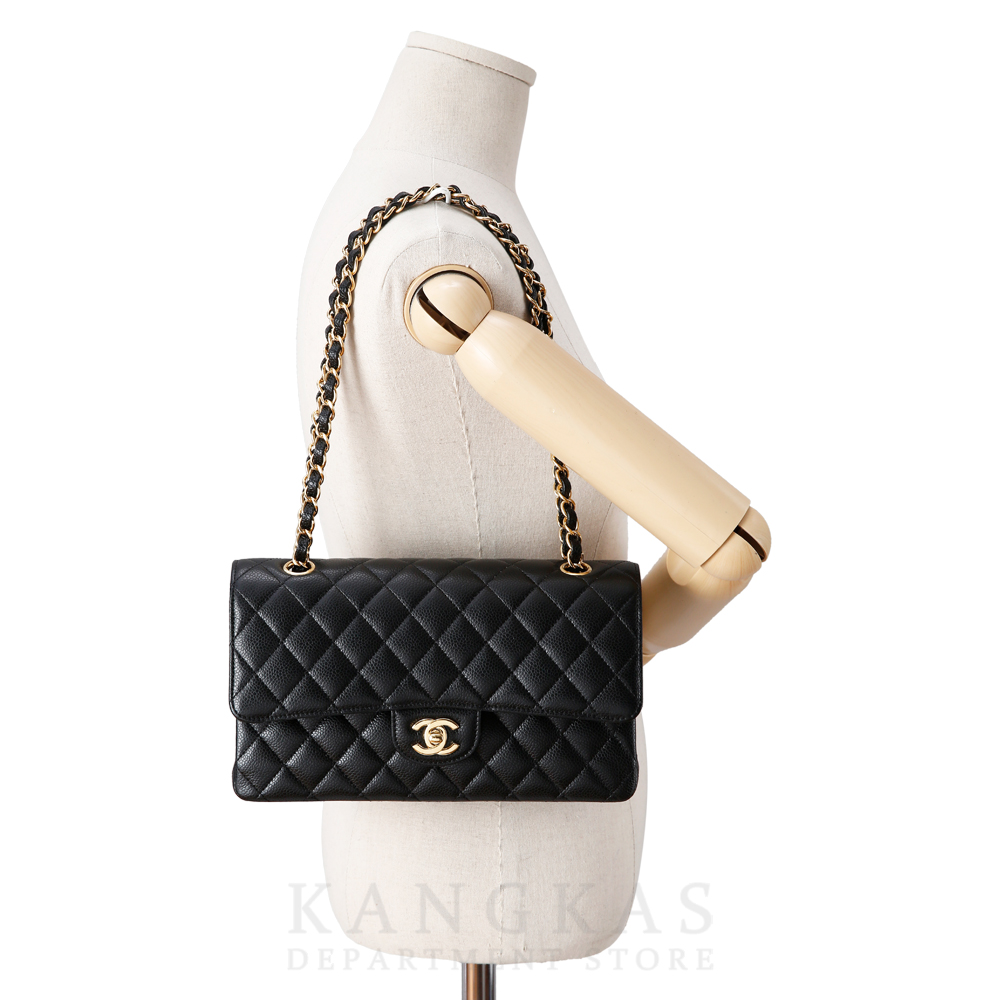 CHANEL(USED)샤넬 클래식 캐비어 미듐