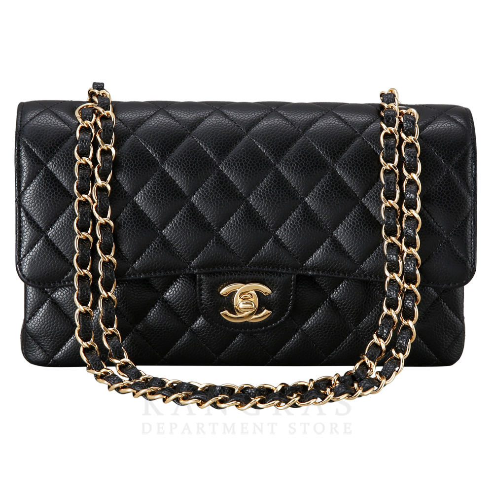 CHANEL(USED)샤넬 클래식 캐비어 미듐