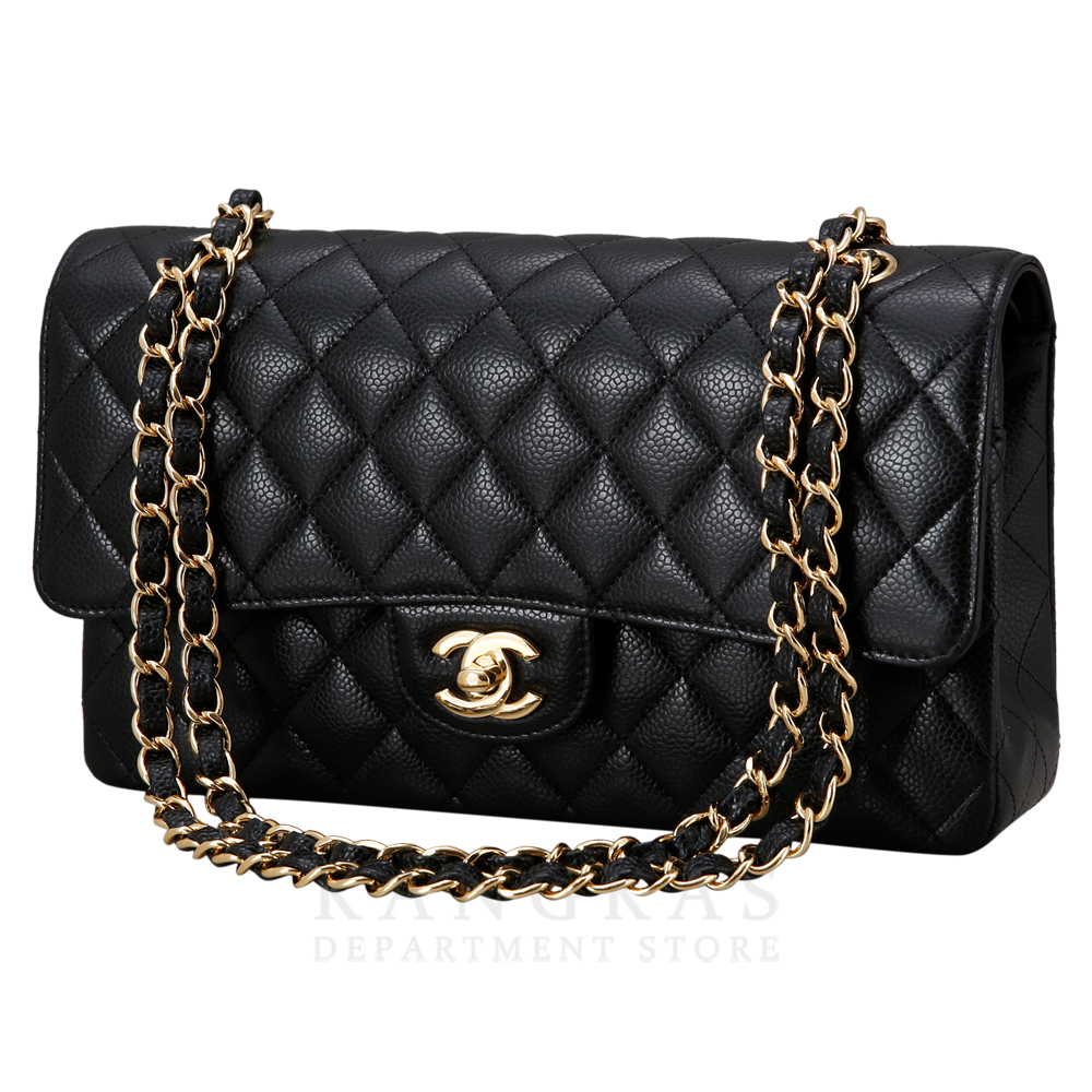 CHANEL(USED)샤넬 클래식 캐비어 미듐