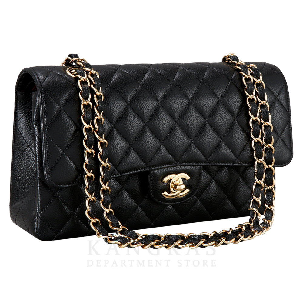 CHANEL(USED)샤넬 클래식 캐비어 미듐