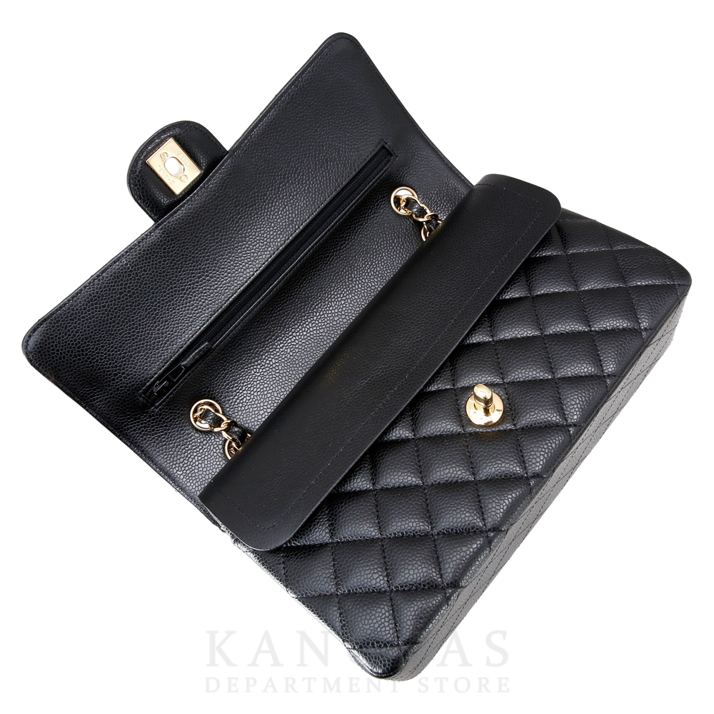CHANEL(USED)샤넬 클래식 캐비어 미듐