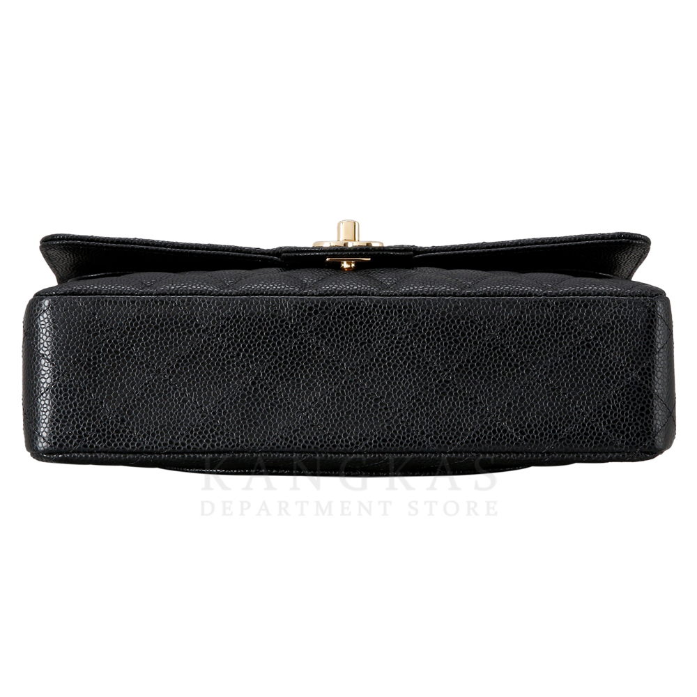 CHANEL(USED)샤넬 클래식 캐비어 미듐 금장