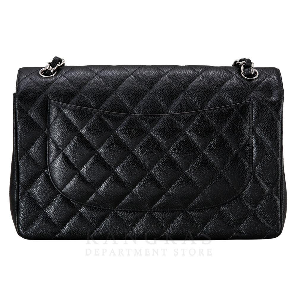 CHANEL(USED)샤넬 캐비어 클래식 점보 은장