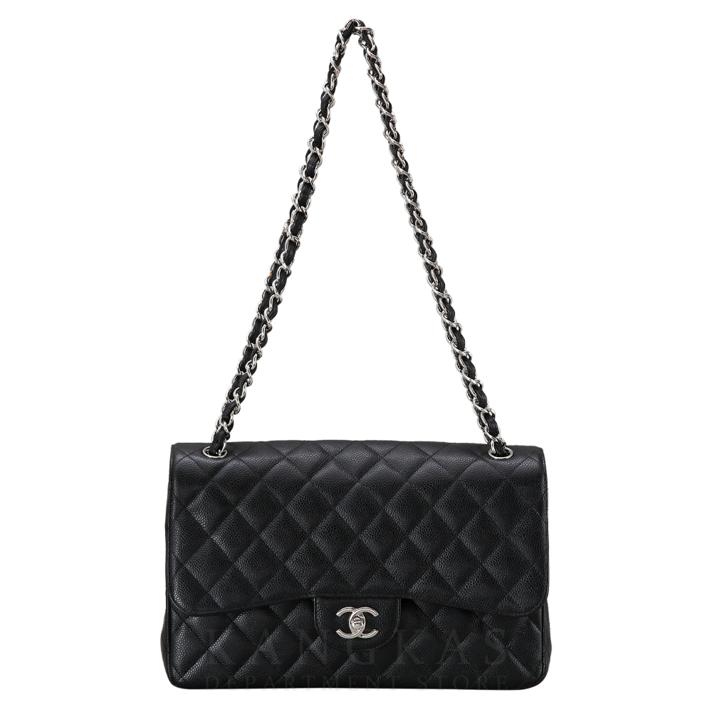 CHANEL(USED)샤넬 캐비어 클래식 점보 은장
