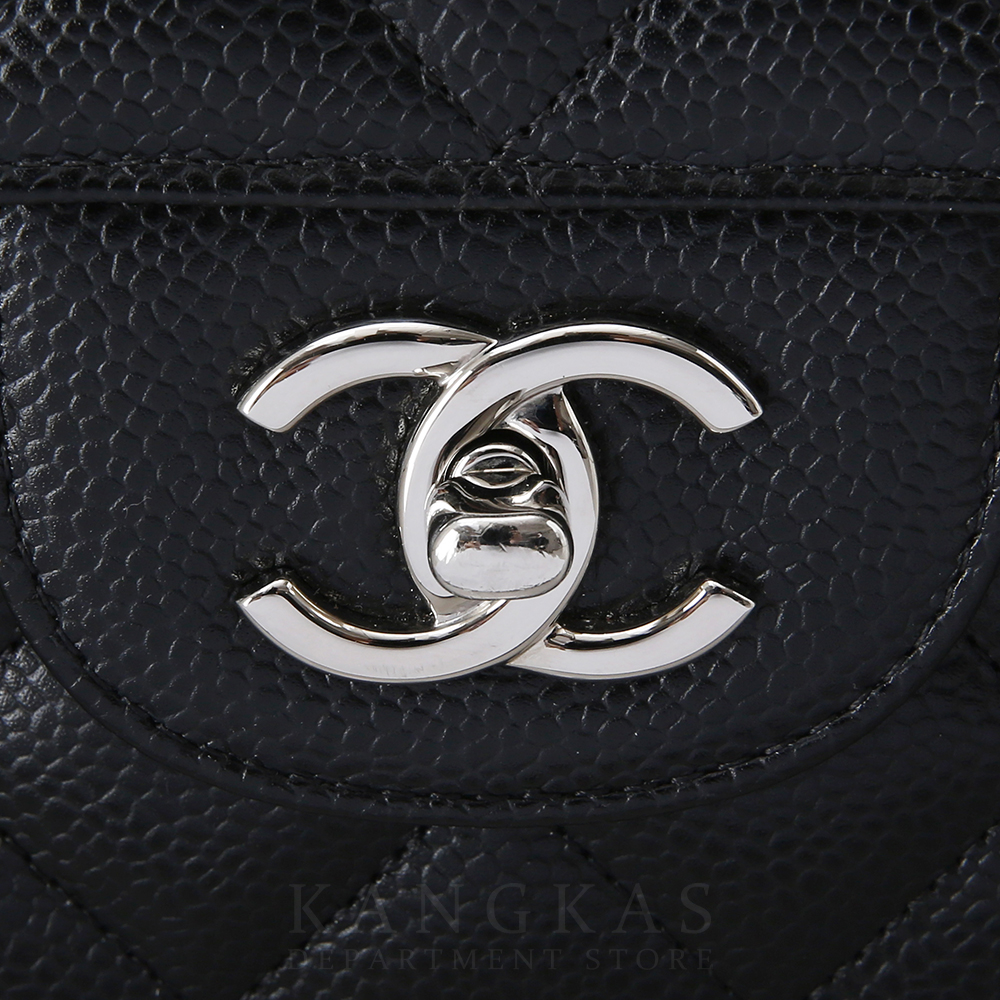 CHANEL(USED)샤넬 캐비어 클래식 점보 은장