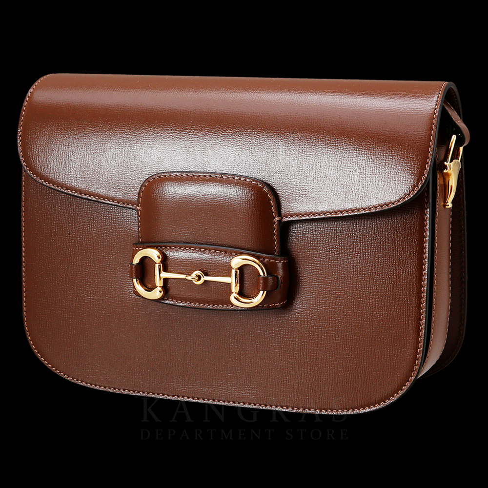 GUCCI(USED)구찌 1955 레더 홀스빗 숄더백