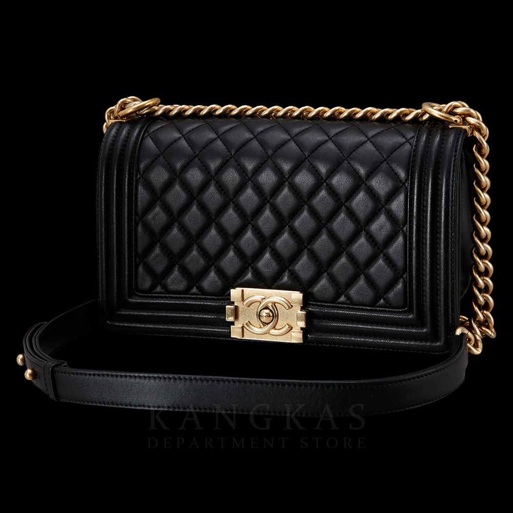 CHANEL(USED)샤넬 보이샤넬 미듐 블랙