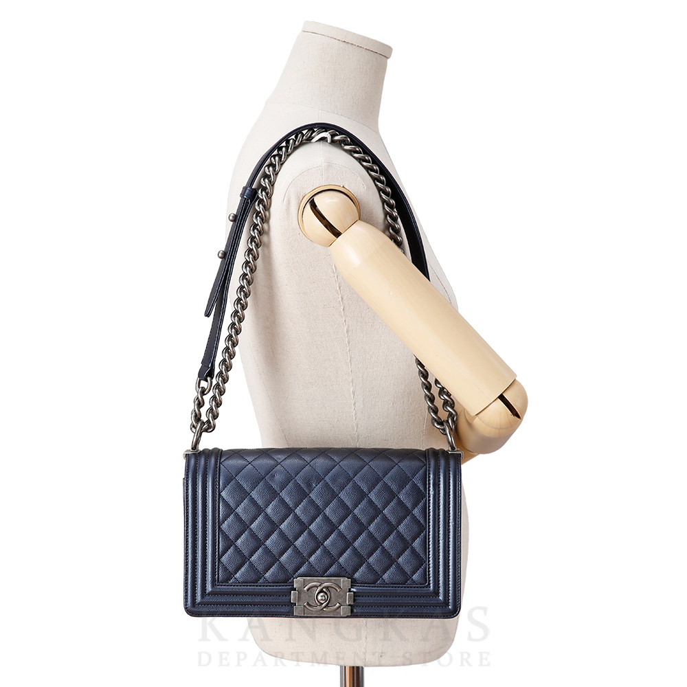 CHANEL(USED)샤넬 보이샤넬 미듐 블랙