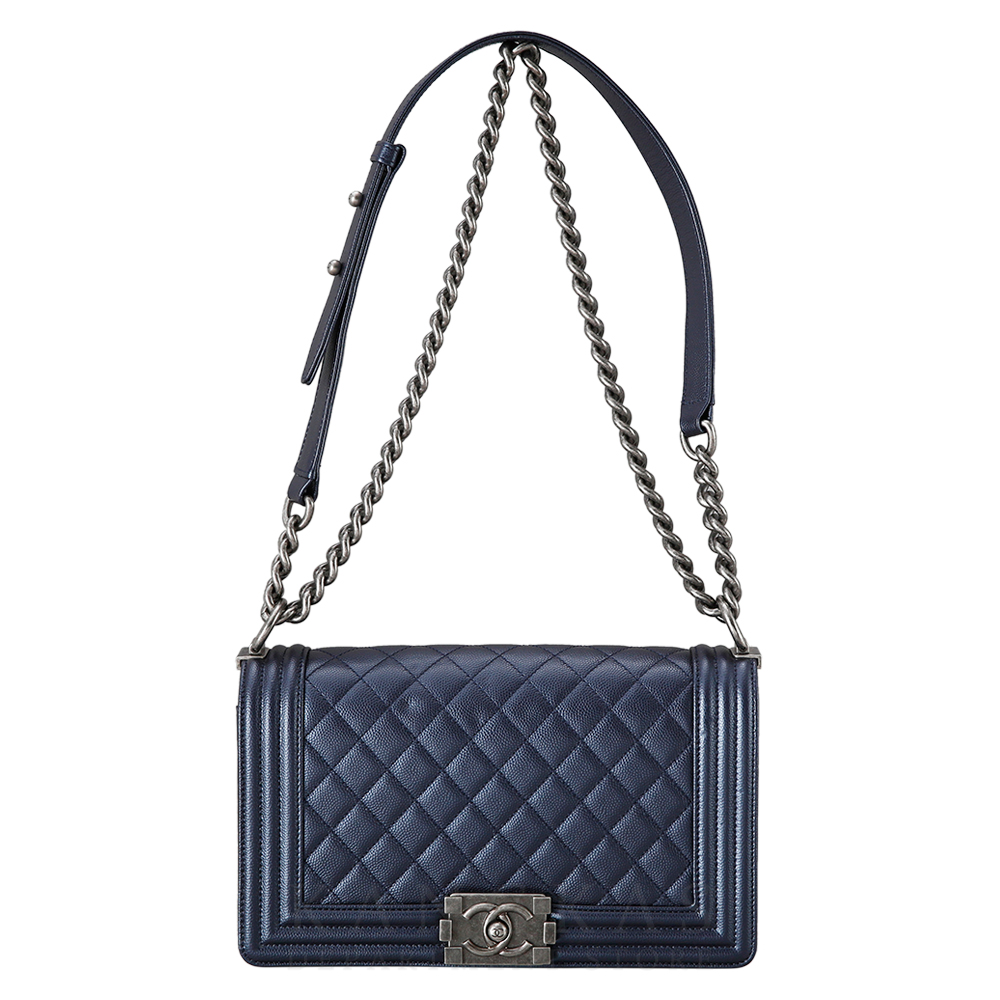 CHANEL(USED)샤넬 보이샤넬 미듐 블랙