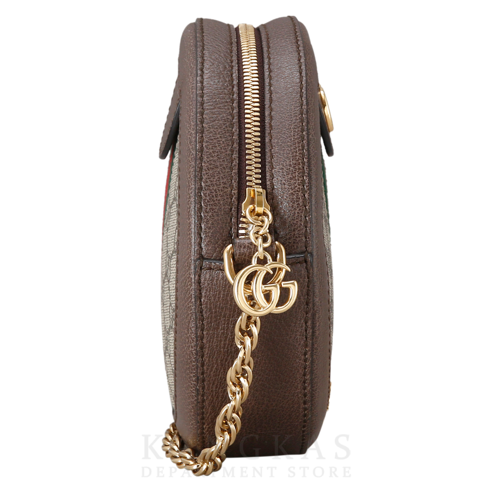 GUCCI(USED)구찌 GG로고 PVC 오피디아 라운드 숄더백