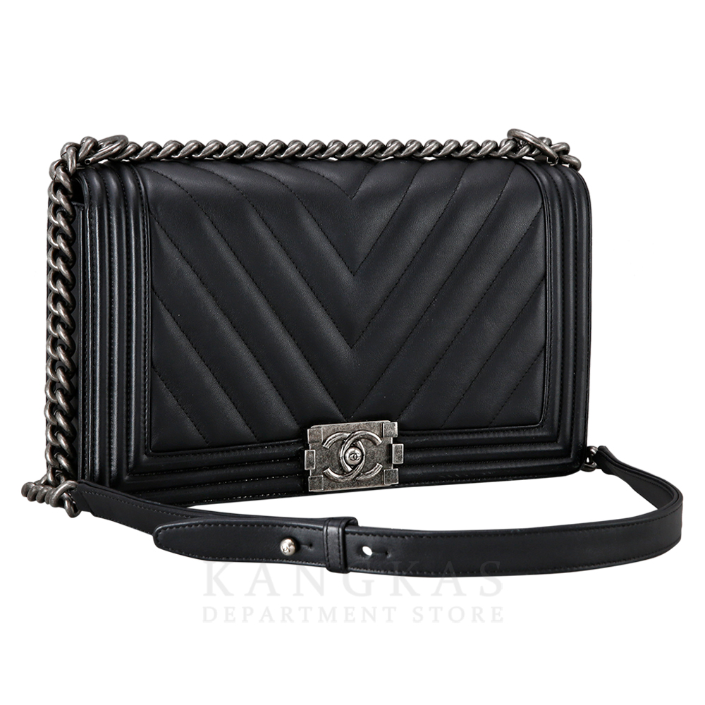 CHANEL(USED)샤넬 보이샤넬 쉐브론 뉴미듐