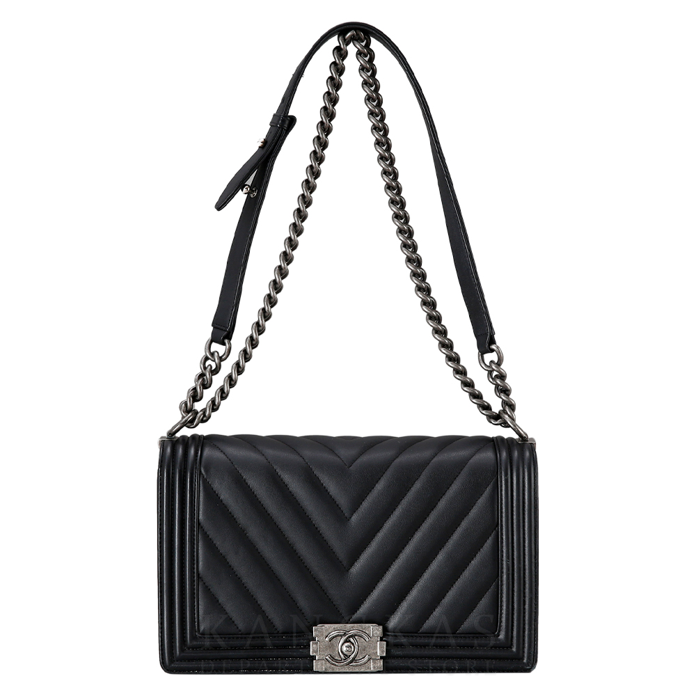 CHANEL(USED)샤넬 보이샤넬 쉐브론 뉴미듐