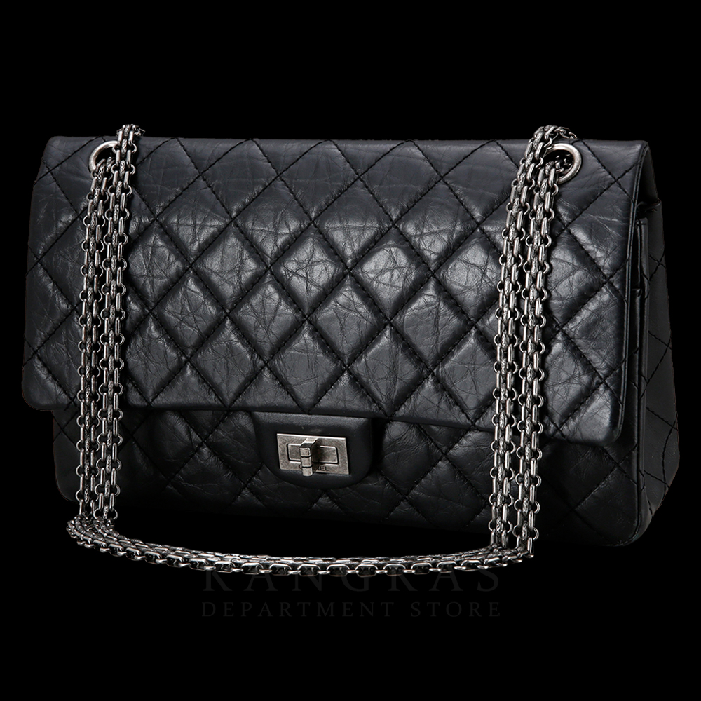 CHANEL(USED)샤넬 2.55 빈티지 미듐 은장
