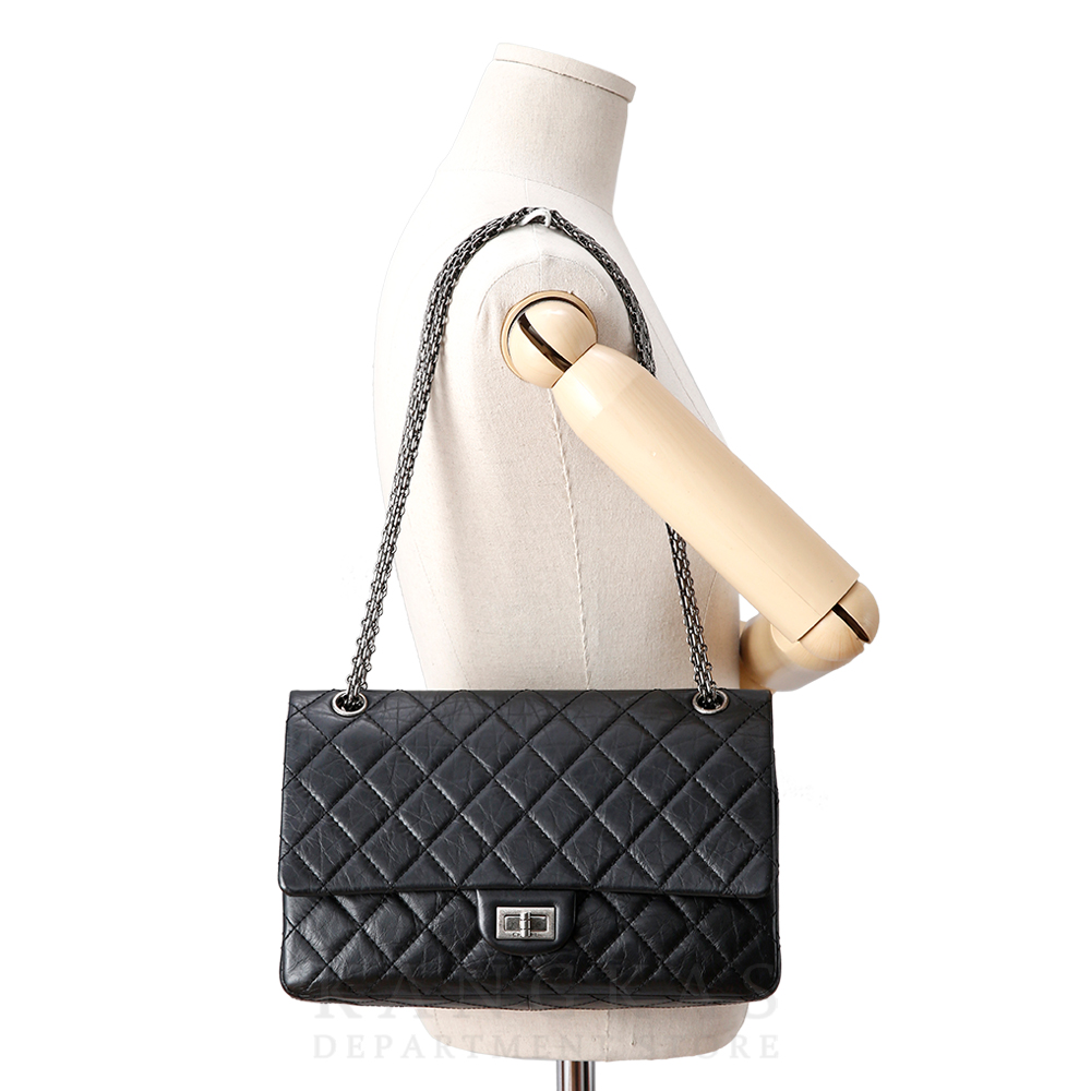 CHANEL(USED)샤넬 2.55 빈티지 미듐 은장