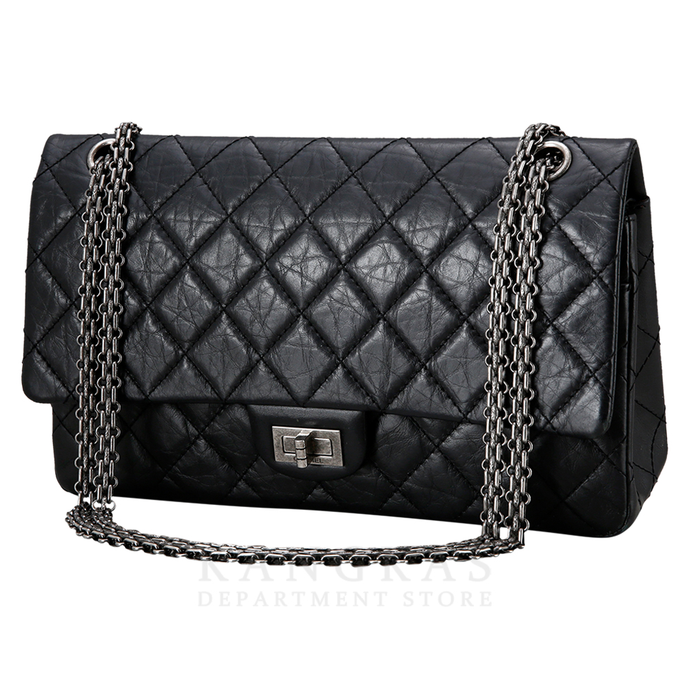 CHANEL(USED)샤넬 2.55 빈티지 미듐 은장