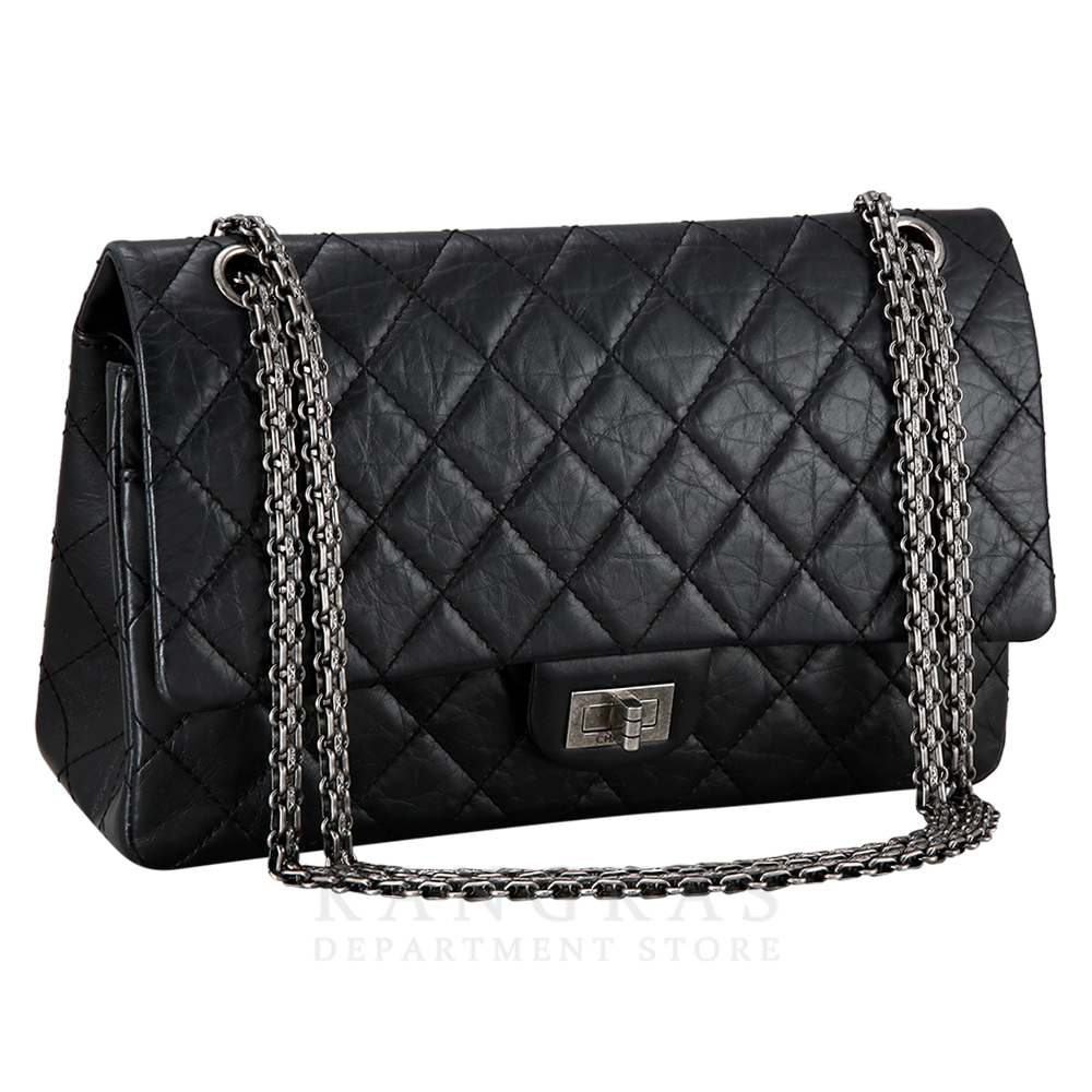 CHANEL(USED)샤넬 2.55 빈티지 미듐 은장