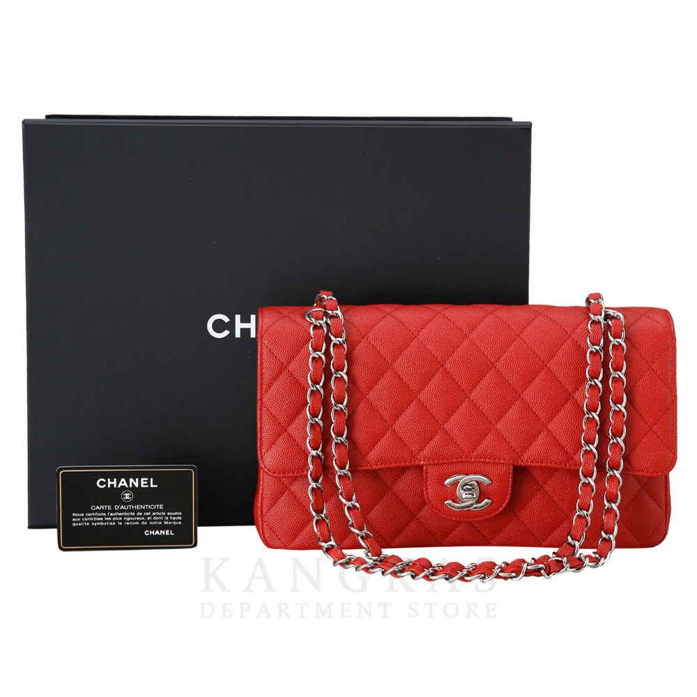 CHANEL(USED)샤넬  클래식 캐비어 미듐