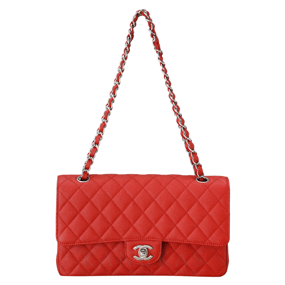 CHANEL(USED)샤넬  클래식 캐비어 미듐