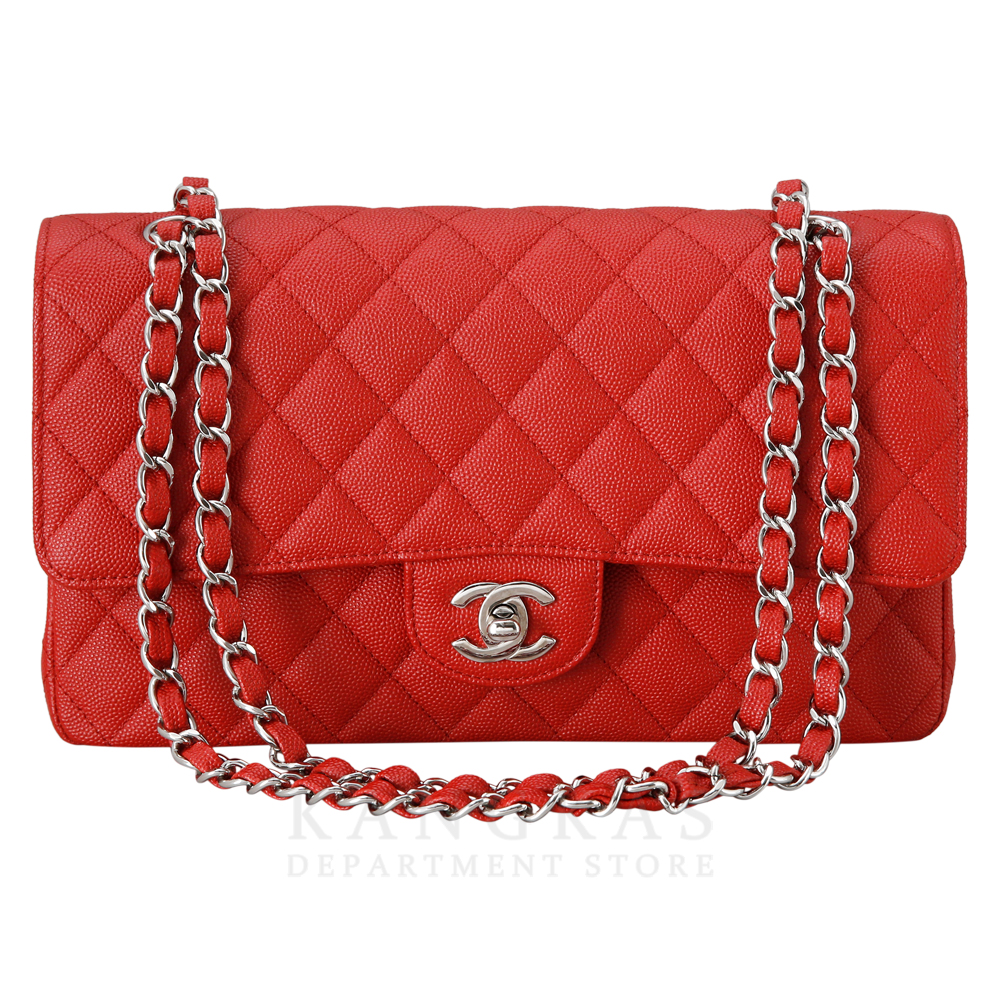 CHANEL(USED)샤넬  클래식 캐비어 미듐