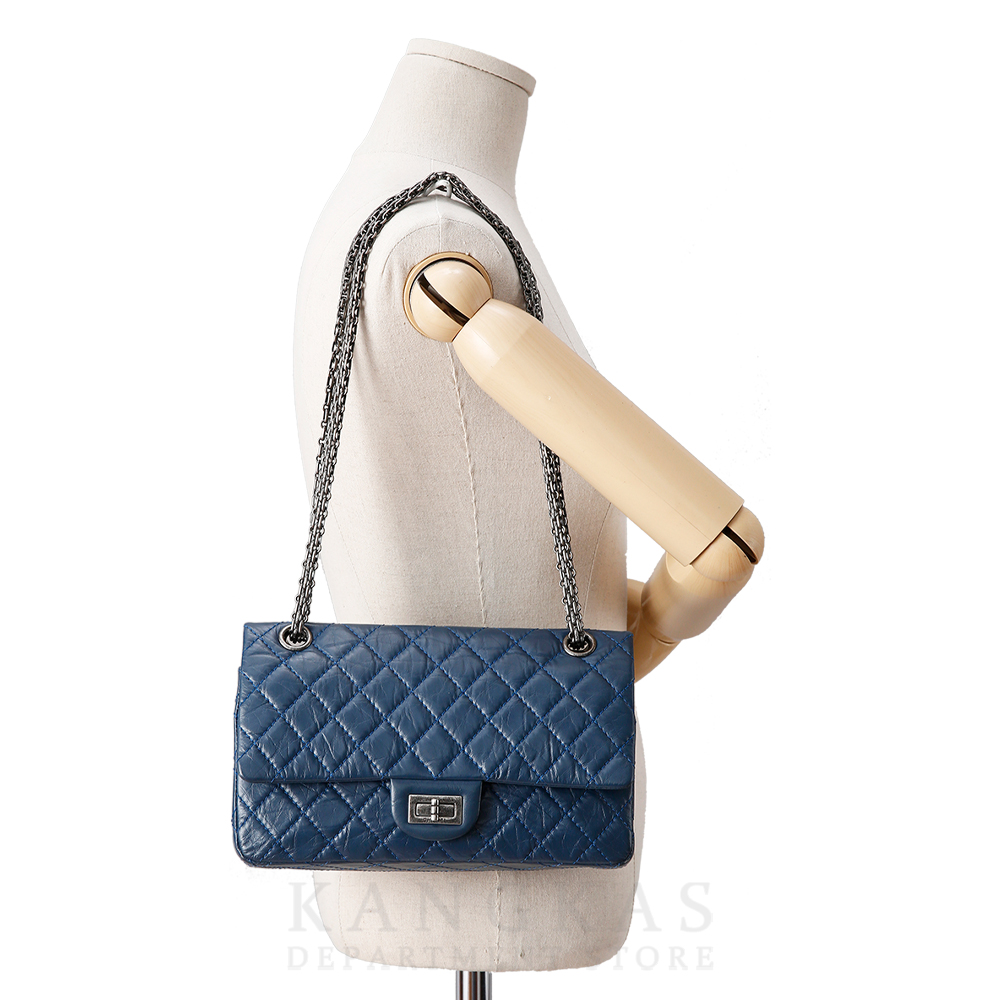 CHANEL(USED)샤넬 2.55 빈티지 미듐 은장