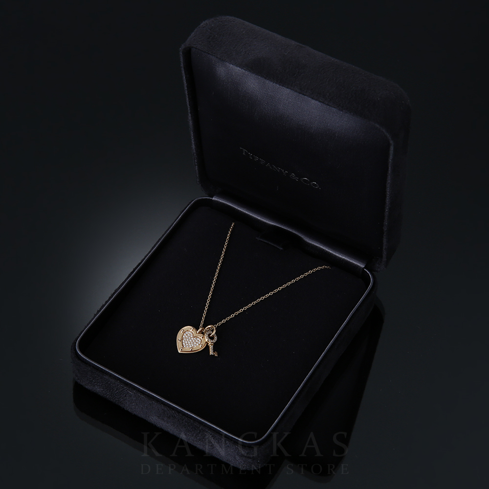 TIFFANY(USED)티파니 러브 하트 태그 키 펜던트