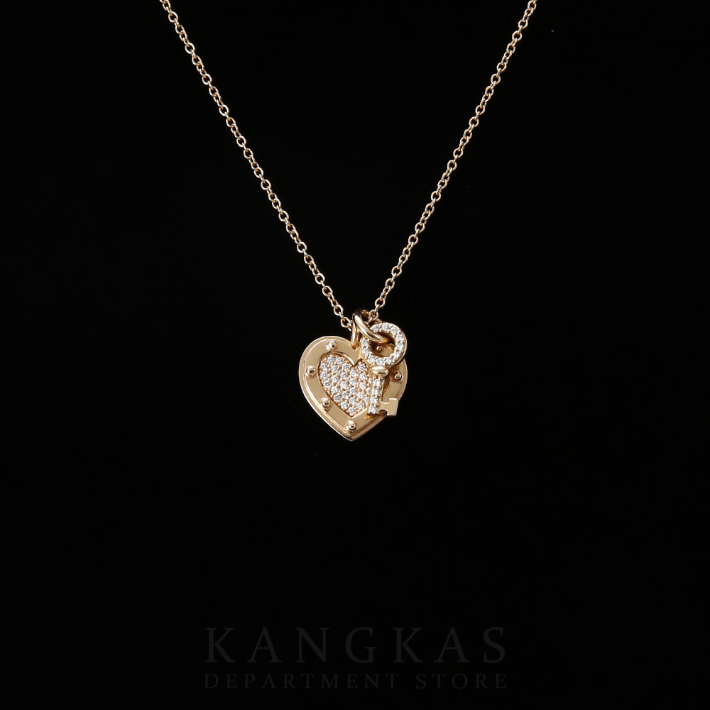 TIFFANY(USED)티파니 러브 하트 태그 키 펜던트
