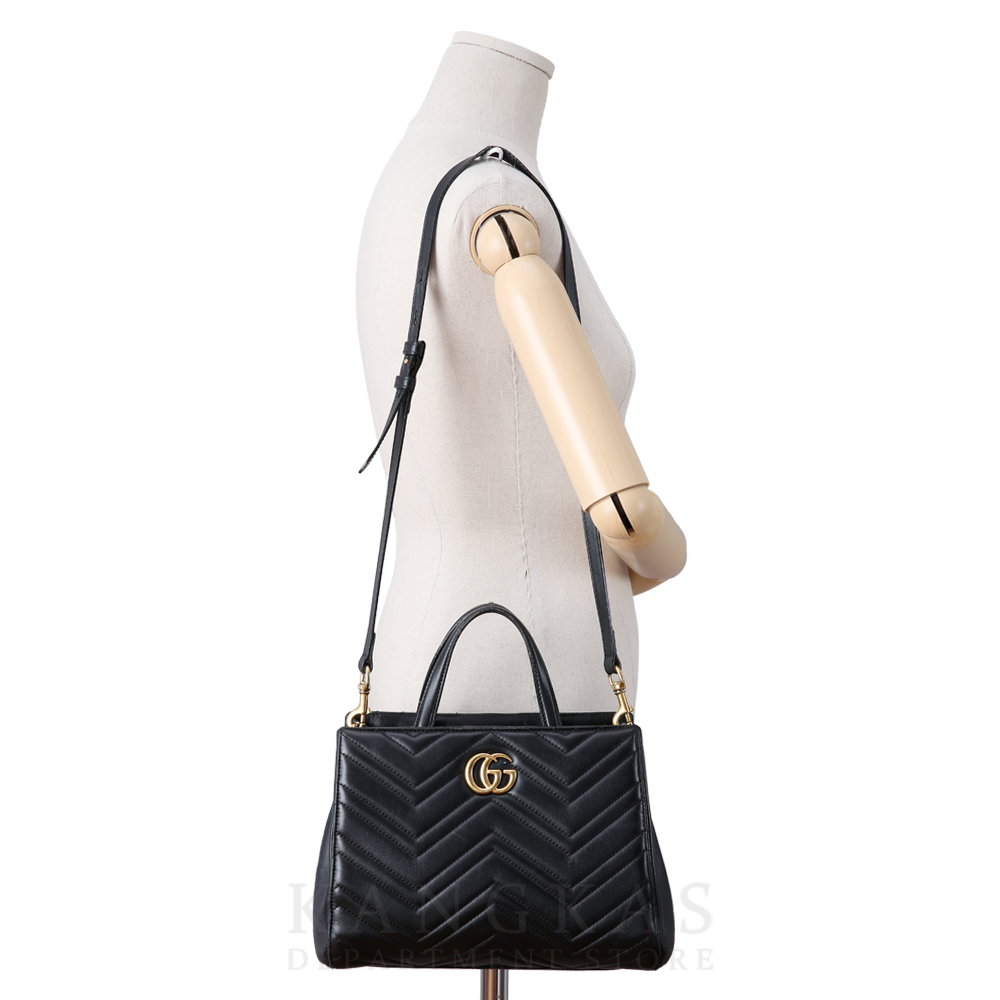 GUCCI(USED)구찌 마몽트 마틀라세 토트겸 숄더백