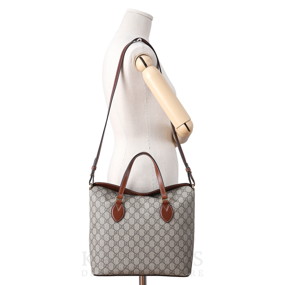 GUCCI(USED)구찌 gg수프림 토트겸 숄더백