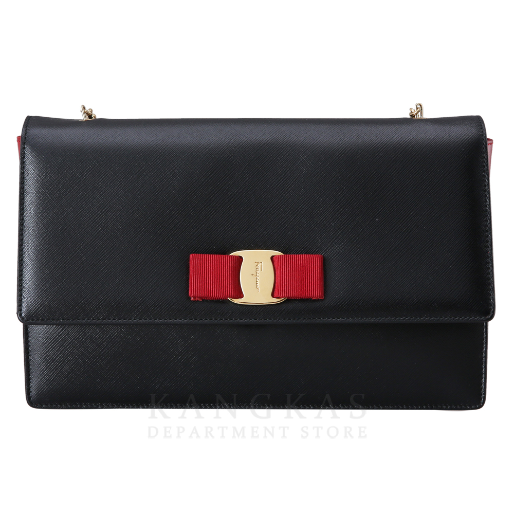 FERRAGAMO(USED) 페레가모 바라리본 체인 숄더백