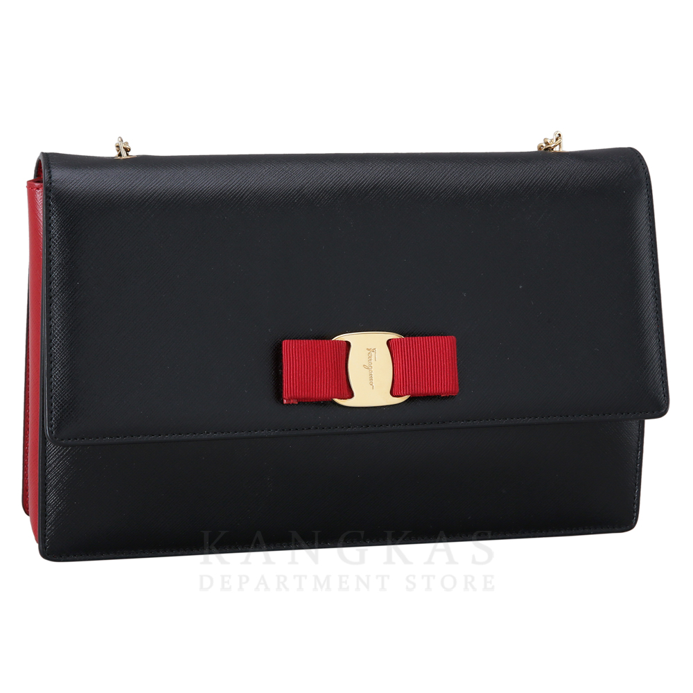 FERRAGAMO(USED) 페레가모 바라리본 체인 숄더백