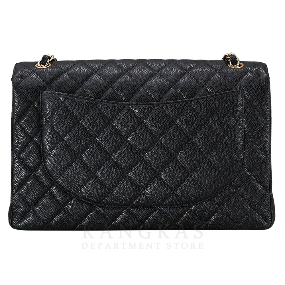 CHANEL(USED)샤넬 클래식 캐비어 맥시 블랙
