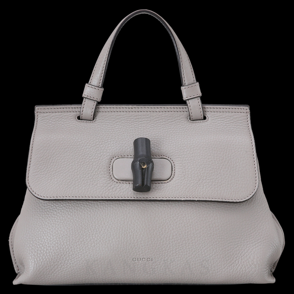 GUCCI(USED)구찌 뱀부 탑 핸들백