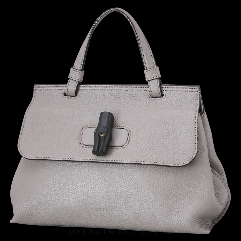 GUCCI(USED)구찌 뱀부 탑 핸들백