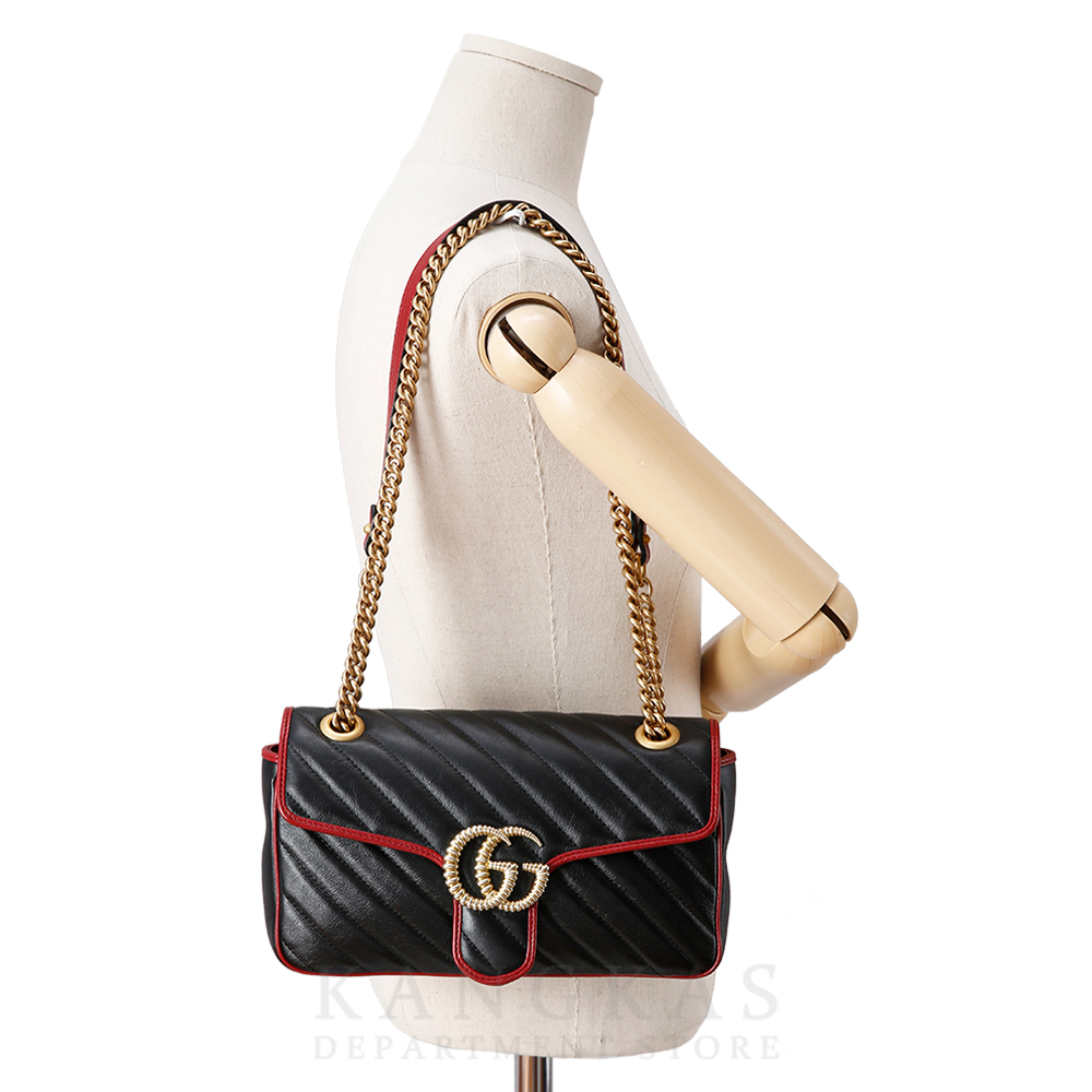 GUCCI(USED) 구찌 마몽트 마틀라세 스몰 숄더백