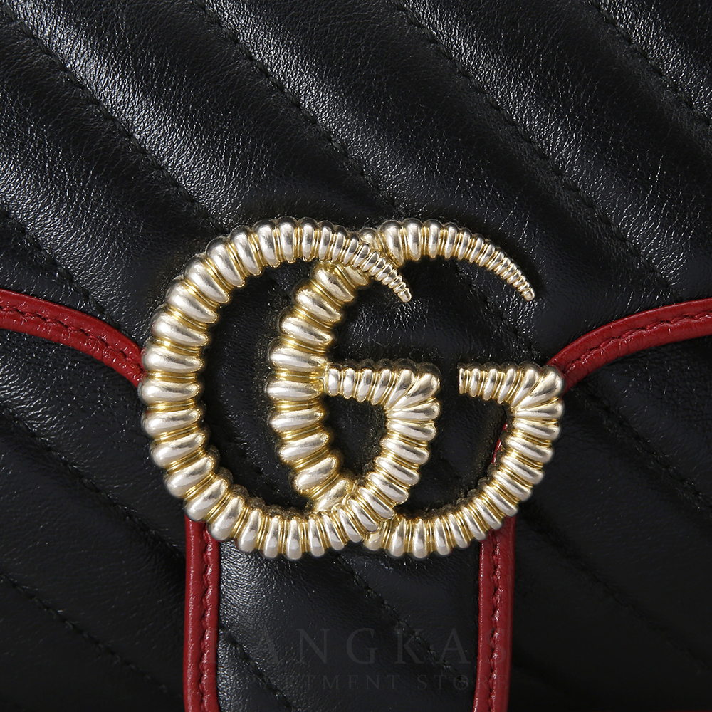 GUCCI(USED) 구찌 마몽트 마틀라세 스몰 숄더백