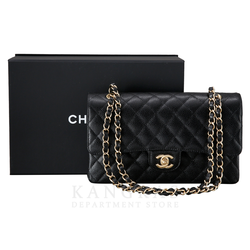 CHANEL(USED)샤넬 클래식 캐비어 미듐