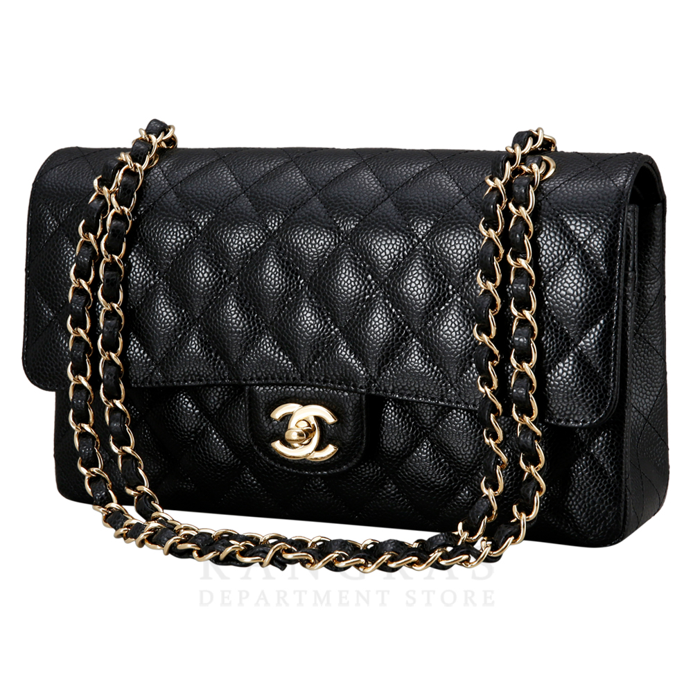 CHANEL(USED)샤넬 클래식 캐비어 미듐