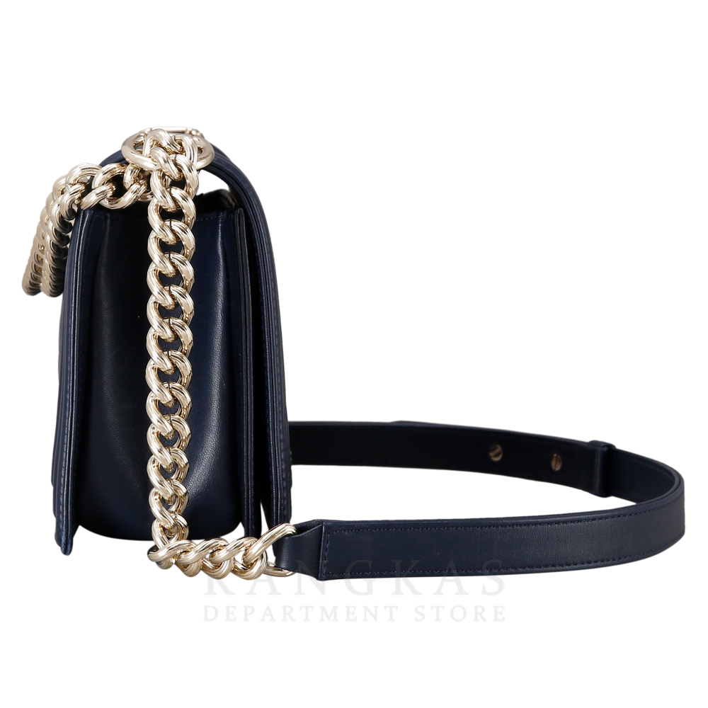 CHANEL(USED)샤넬 보이샤넬 미듐 램스킨