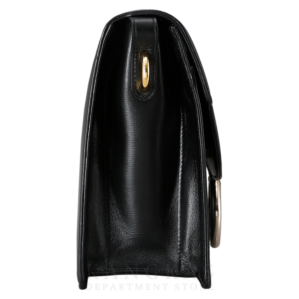 GUCCI(USED) 구찌 GG링 레더 숄더백 589471