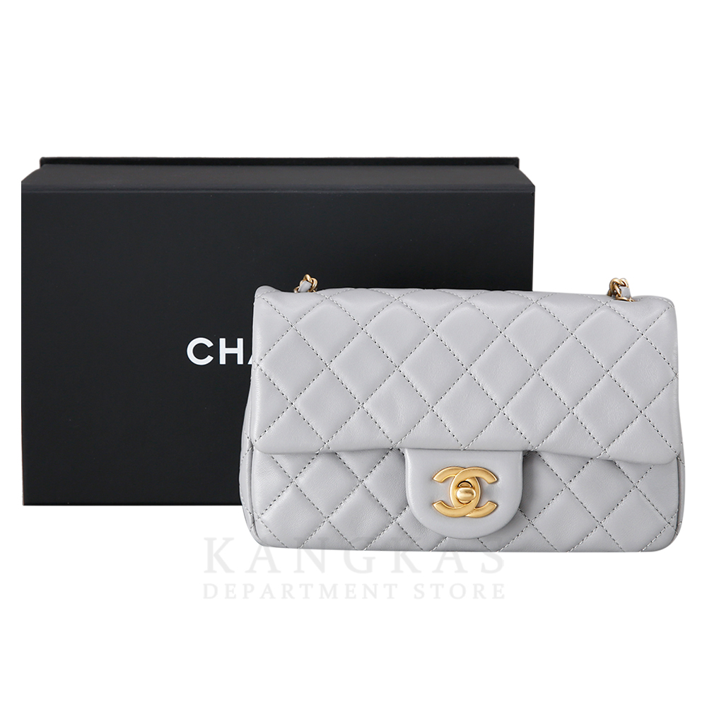 CHANEL(USED)샤넬 클래식 램스킨 뉴미니 골든볼