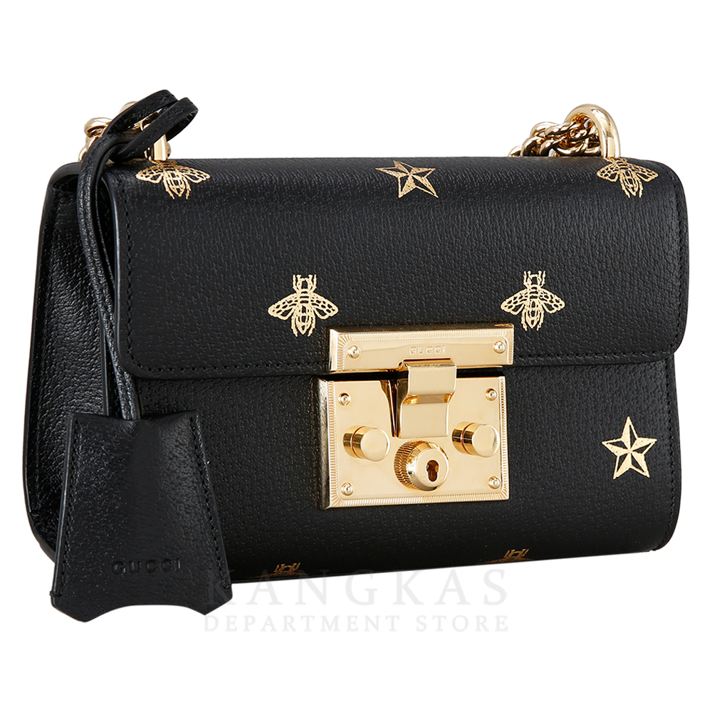 GUCCI(USED)구찌 골드비 패드락 체인 숄더백 432182