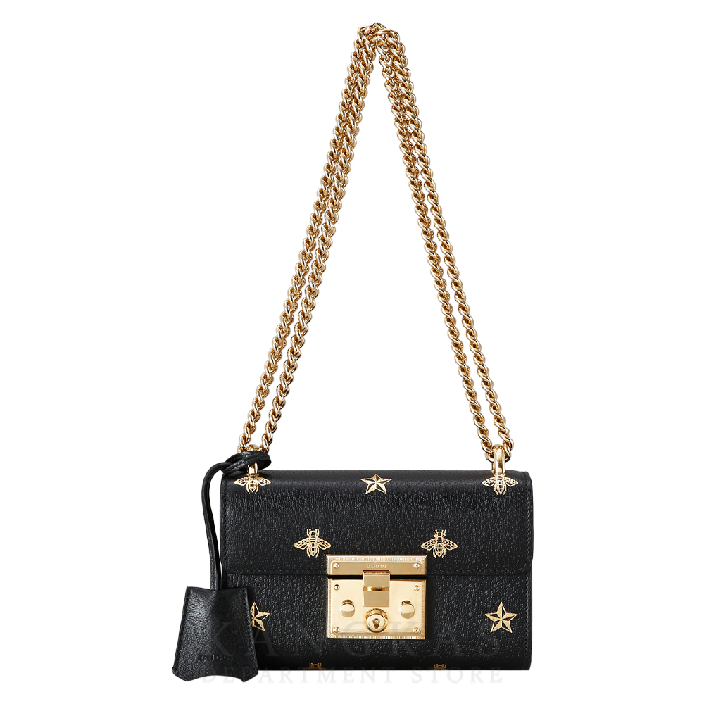 GUCCI(USED)구찌 골드비 패드락 체인 숄더백 432182