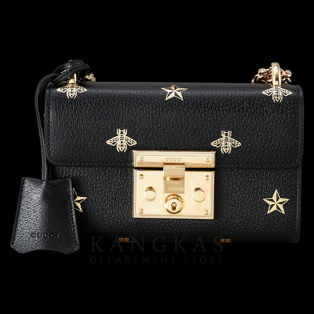 GUCCI(USED)구찌 골드비 패드락 체인 숄더백 432182