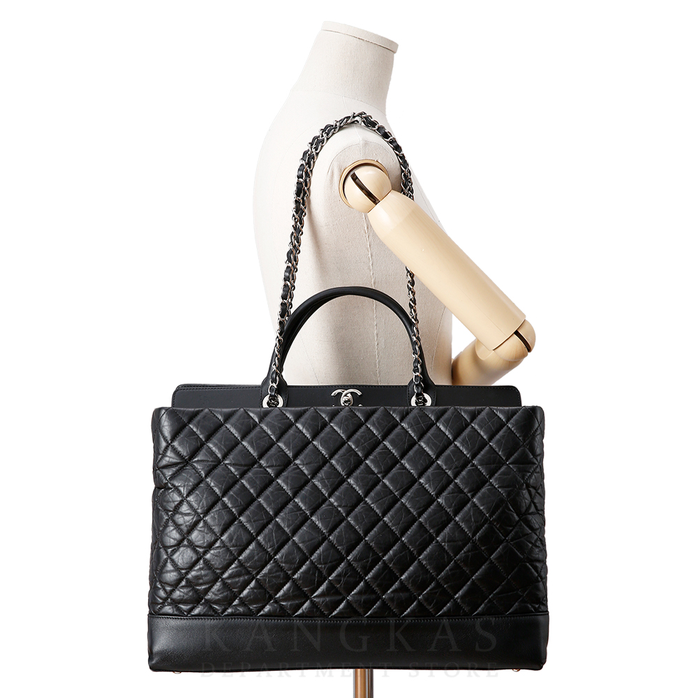 CHANEL(USED)샤넬 시즌 탑핸들 쇼퍼백