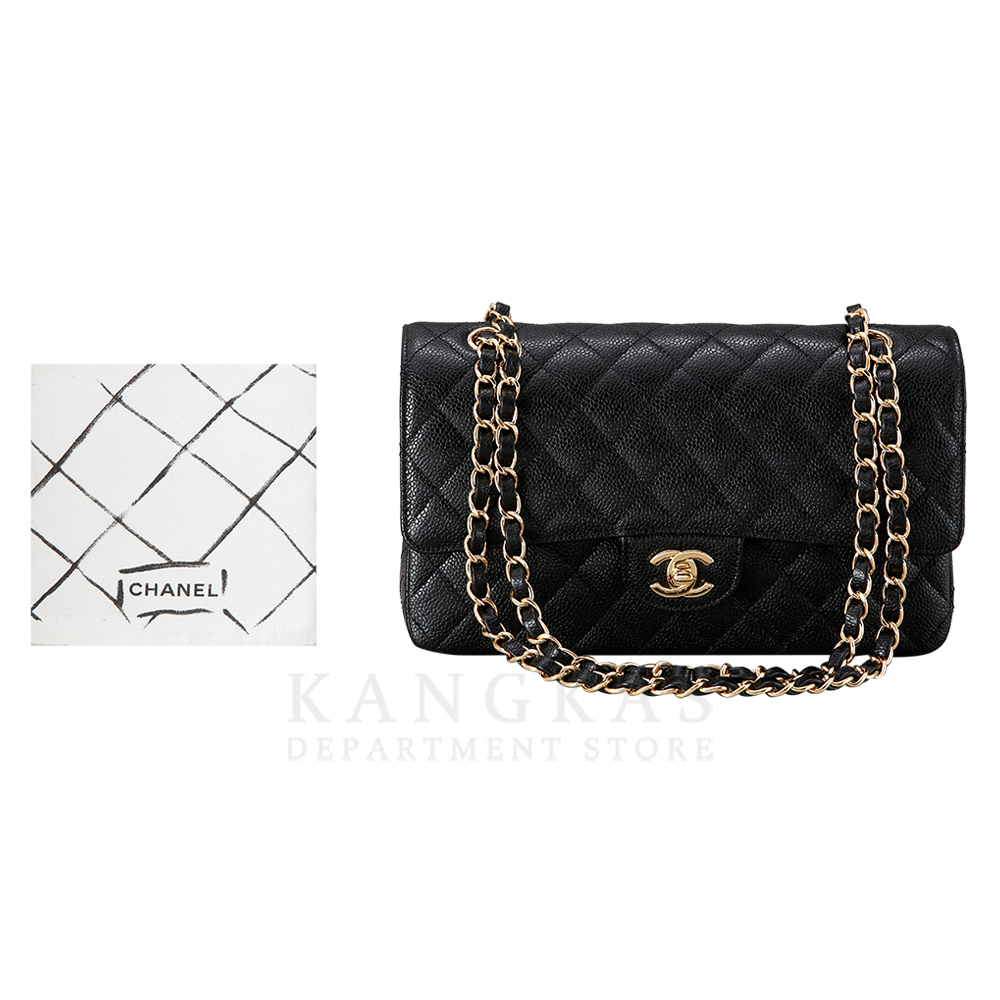 CHANEL(USED)샤넬 클래식 캐비어 미듐